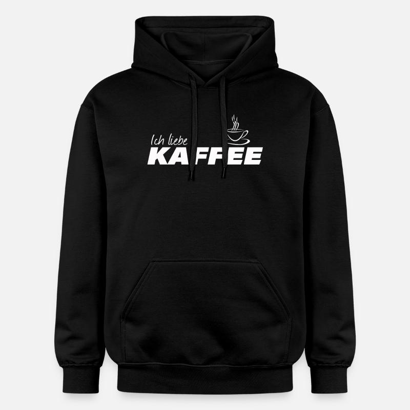 J’adore le café - Sweat à capuche Softstyle® Gildan Unisexe - noir