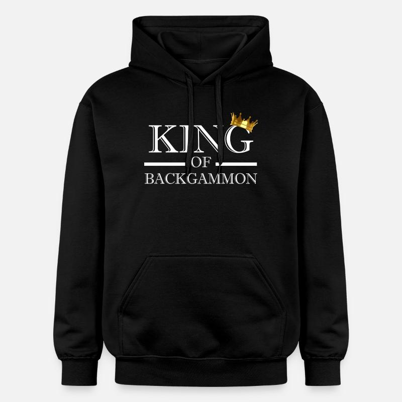 Roi Du Backgammon - Sweat à capuche Softstyle® Gildan Unisexe - noir