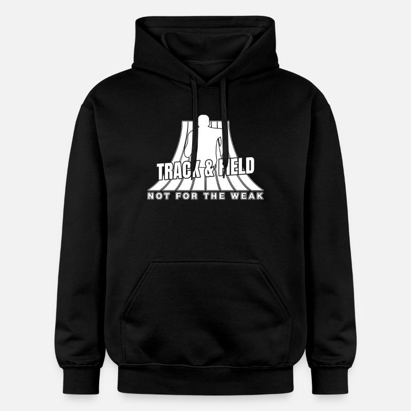 Athlétisme Athlétisme Pas pour les faibles - Sweat à capuche Softstyle® Gildan Unisexe - noir