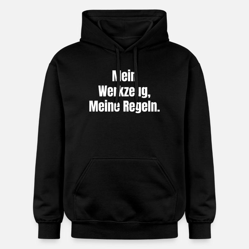 My Tools My Rules - Gildan Unisex Softstyle® Midweight Hoodie - black