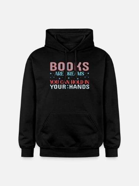 Bücherträume in deinen Händen - Gildan Unisex Softstyle® Midweight Hoodie - Schwarz