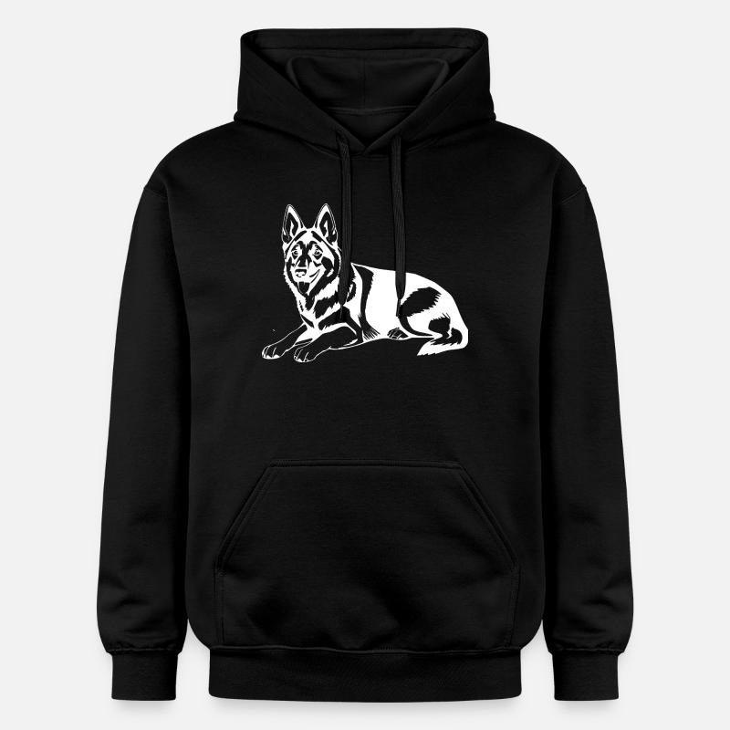 Chien de berger - Sweat à capuche Softstyle® Gildan Unisexe - noir