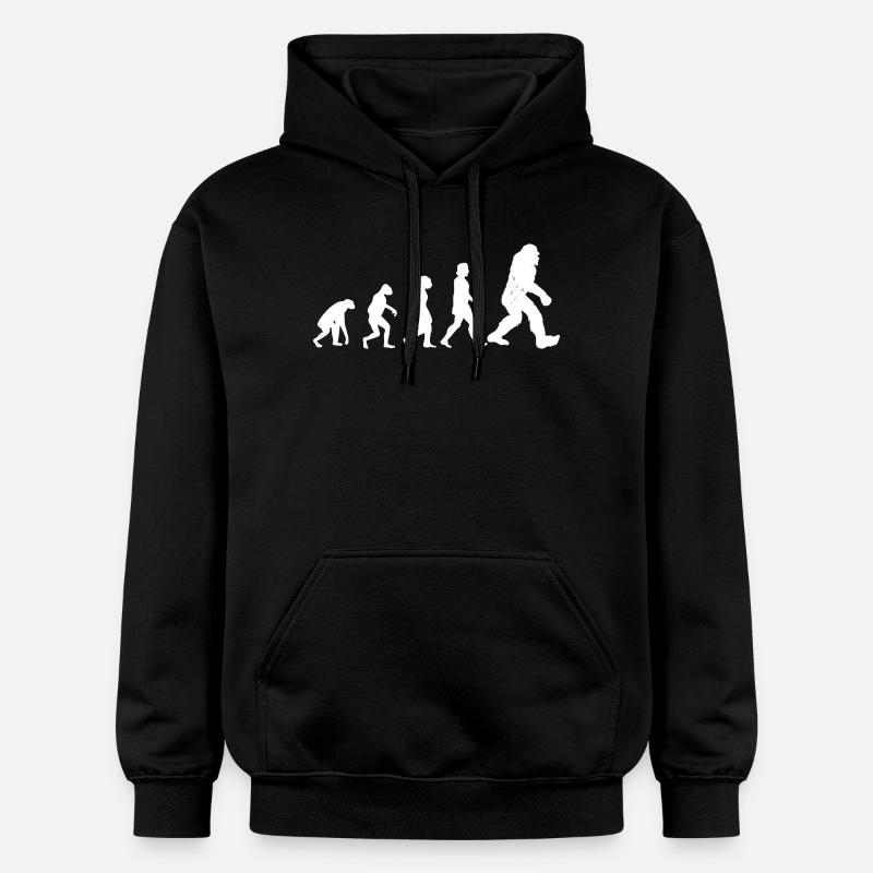 Bigfoot Sasquatch Cache-cache Dictons - Sweat à capuche Softstyle® Gildan Unisexe - noir
