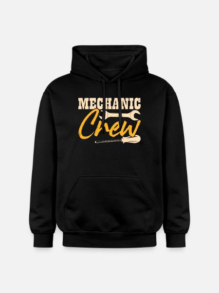 Car Mechanic Mechatronics Technician Screwdriver Gift - Gildan Unisex Softstyle® Midweight Hoodie - black