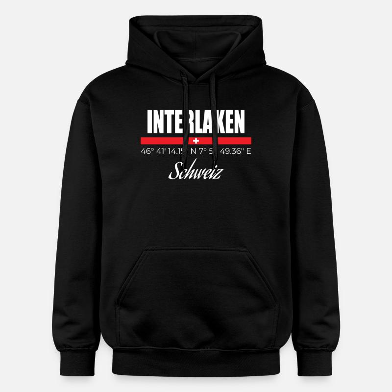Interlaken - Sweat à capuche Softstyle® Gildan Unisexe - noir