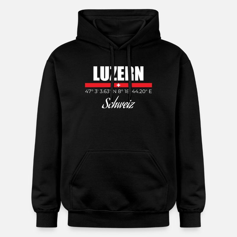 Luzerne - Sweat à capuche Softstyle® Gildan Unisexe - noir