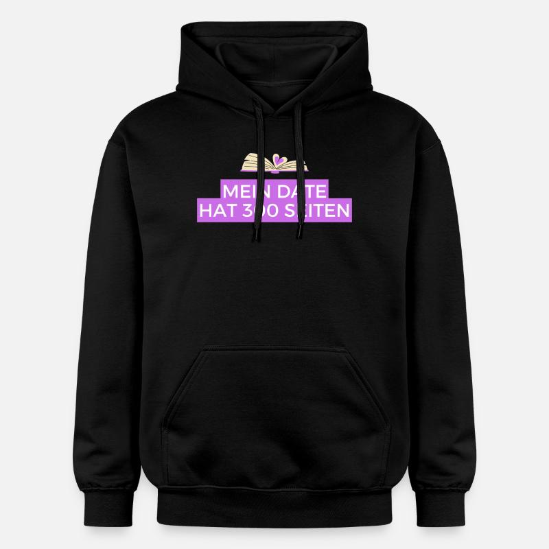 Mon rendez-vous a 300 pages - Sweat à capuche Softstyle® Gildan Unisexe - noir