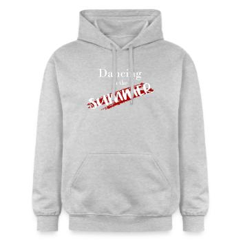 Dancing - Gildan Unisex Softstyle® Midweight Hoodie - Hellgrau meliert - Vorne - Liana (172cm) & Jaron (178cm)