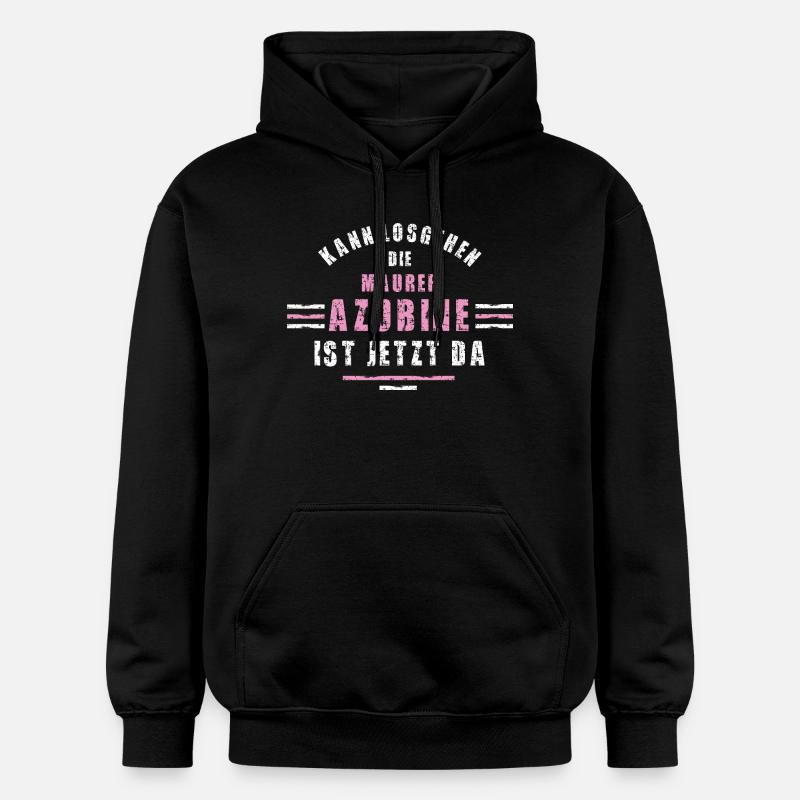 Bricklayer Trainee Apprenticeship Bricklayer - Gildan Unisex Softstyle® Midweight Hoodie - black