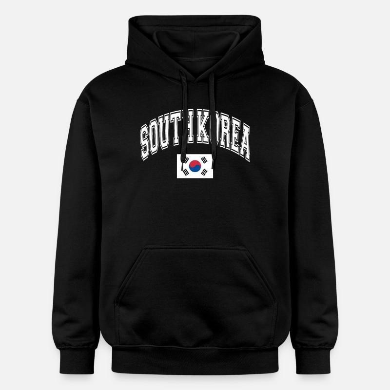 Corée du Sud - Sweat à capuche Softstyle® Gildan Unisexe - noir