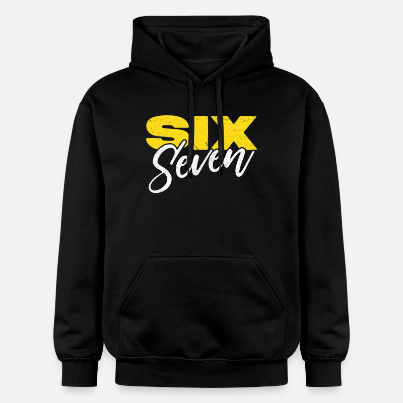 six sept - Sweat à capuche Softstyle® Gildan Unisexe - noir