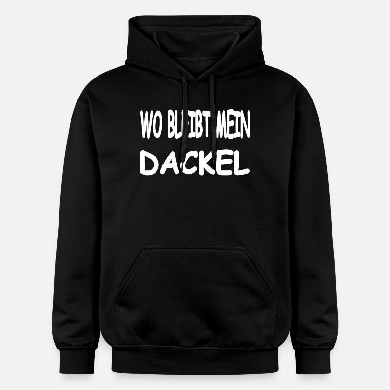 Teckel - Sweat à capuche Softstyle® Gildan Unisexe - noir