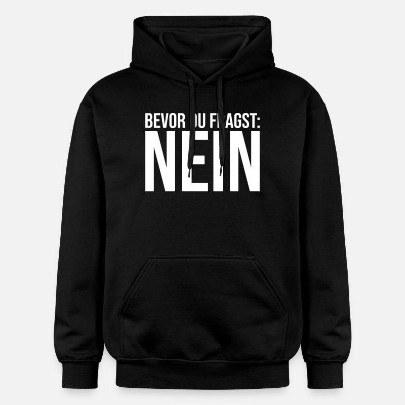 Avant que vous ne demandiez : Non ! - Sweat à capuche Softstyle® Gildan Unisexe - noir