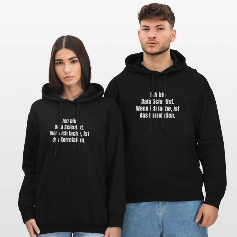 Ich bin Data Scientist Spruch Gildan Unisex Softstyle® Midweight Hoodie