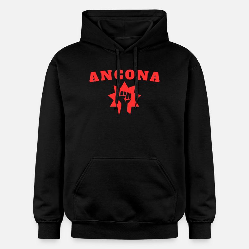 Ancône - Sweat à capuche Softstyle® Gildan Unisexe - noir