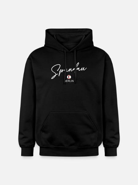 Spandau - Berlin Flag - Berlin Bear - Gildan Unisex Softstyle® Midweight Hoodie - black
