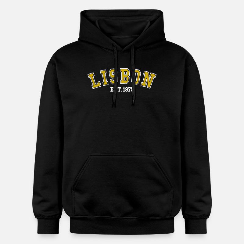 Établissement de Lisbonne 1975 - Sweat à capuche Softstyle® Gildan Unisexe - noir