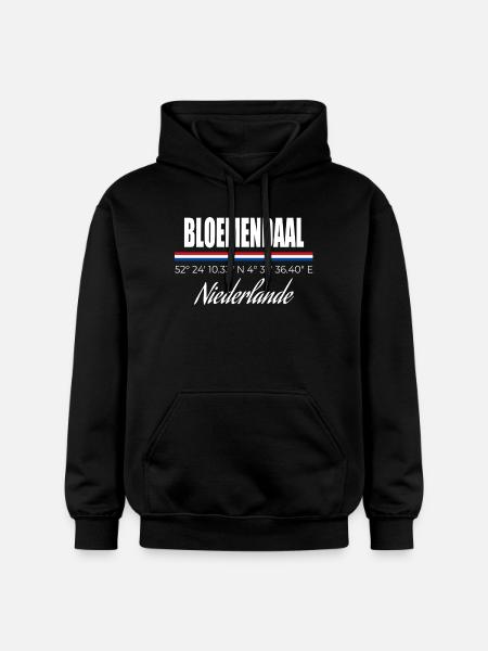 Bloemendaal - Sweat à capuche Softstyle® Gildan Unisexe - noir