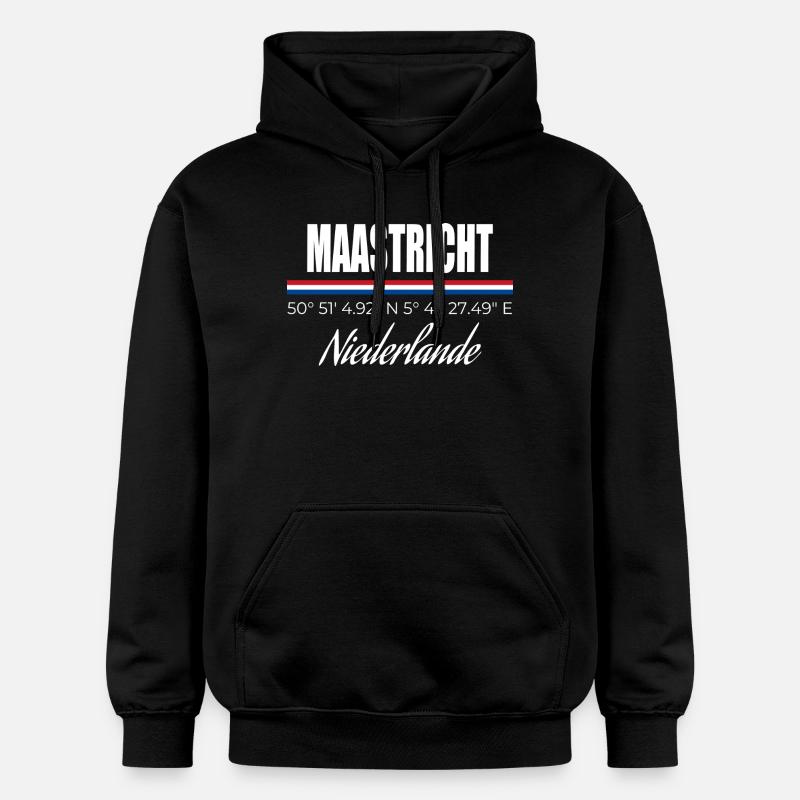 Maastricht - Sweat à capuche Softstyle® Gildan Unisexe - noir