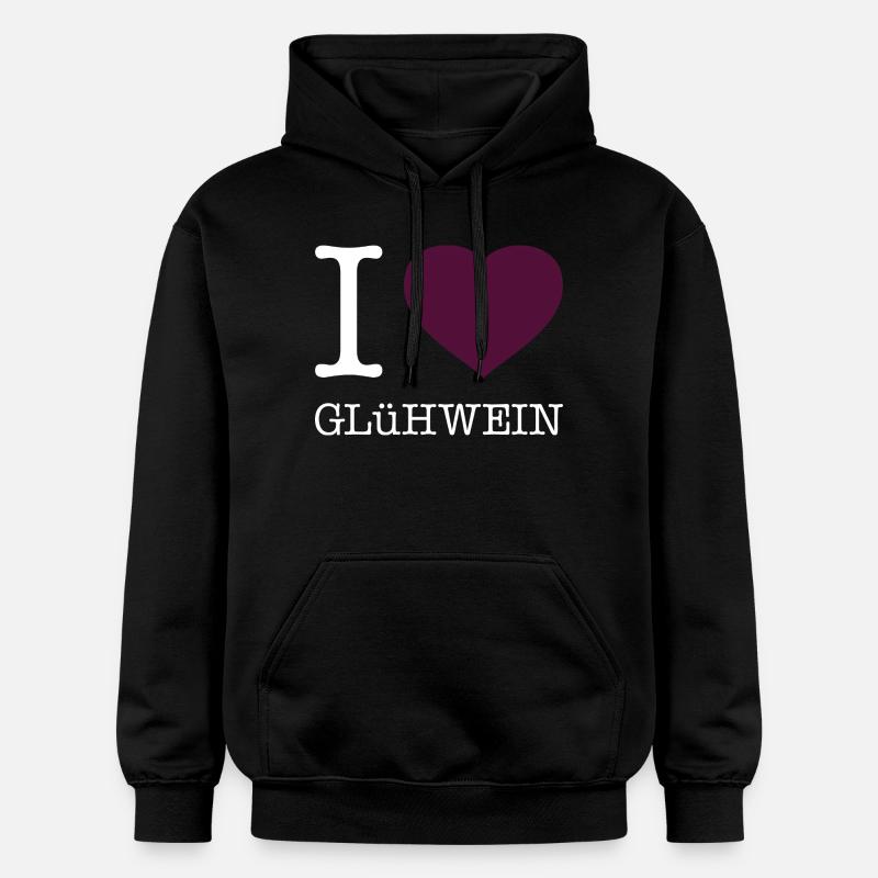 J’adore le vin chaud - Sweat à capuche Softstyle® Gildan Unisexe - noir