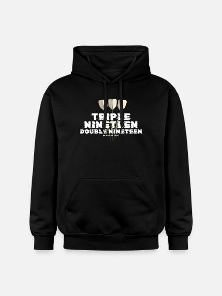 Jahrgang 1995 Darts Checkout - Gildan Unisex Softstyle® Midweight Hoodie - Schwarz
