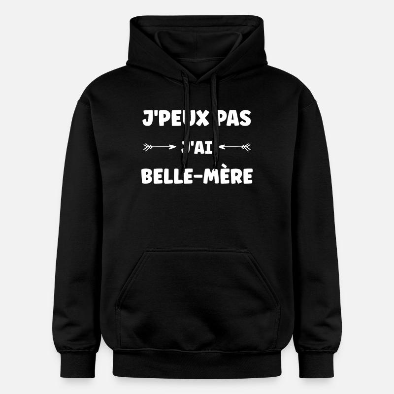 belle mère - Sweat à capuche Softstyle® Gildan Unisexe - noir