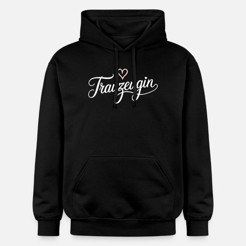 Célébration de mariage de demoiselle d’honneur - Sweat à capuche Softstyle® Gildan Unisexe - noir