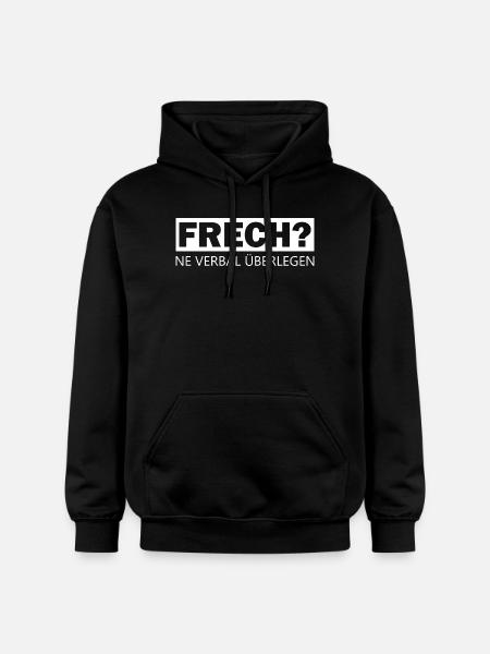 Cheeky verbally superior - Gildan Unisex Softstyle® Midweight Hoodie - black