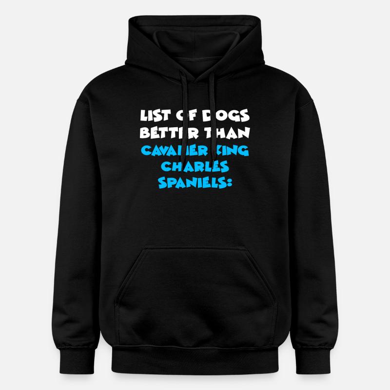 Cavalier King Charles Spaniel - Sweat à capuche Softstyle® Gildan Unisexe - noir