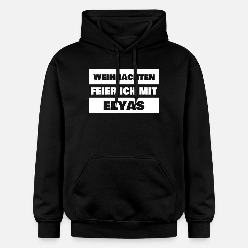 ELYAS - Sweat à capuche Softstyle® Gildan Unisexe - noir