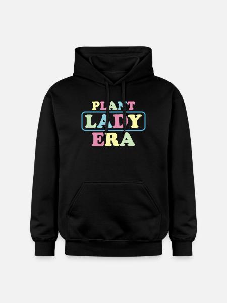 Pastel Lady Plant Era - Gildan Unisex Softstyle® Midweight Hoodie - black