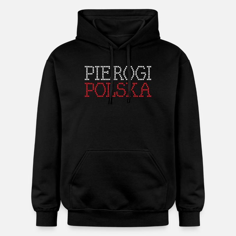 Pierogi Polska, Pologne - Sweat à capuche Softstyle® Gildan Unisexe - noir