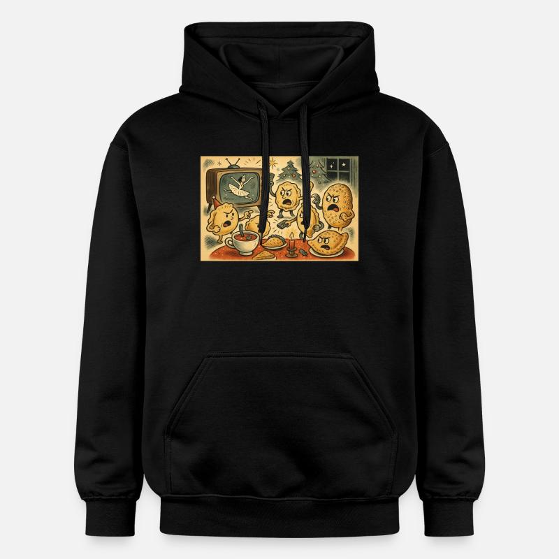 Rébellion à la télévision en soirée - Sweat à capuche Softstyle® Gildan Unisexe - noir