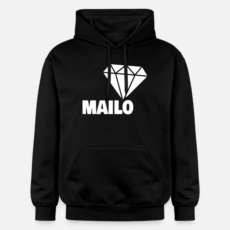 Mailo en tant que noble - Sweat à capuche Softstyle® Gildan Unisexe - noir