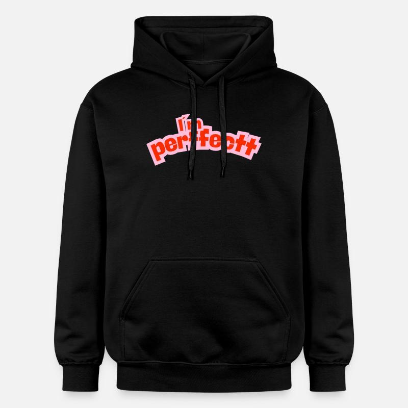 Rose parfait - Sweat à capuche Softstyle® Gildan Unisexe - noir