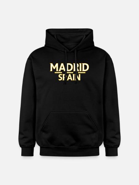 Madrid – Spain - Gildan Unisex Softstyle® Midweight Hoodie - black