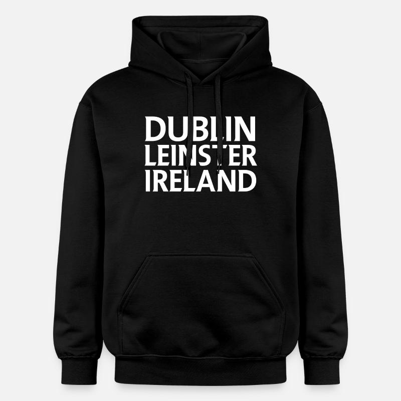 Dublin – Irlande Textdesign - Sweat à capuche Softstyle® Gildan Unisexe - noir
