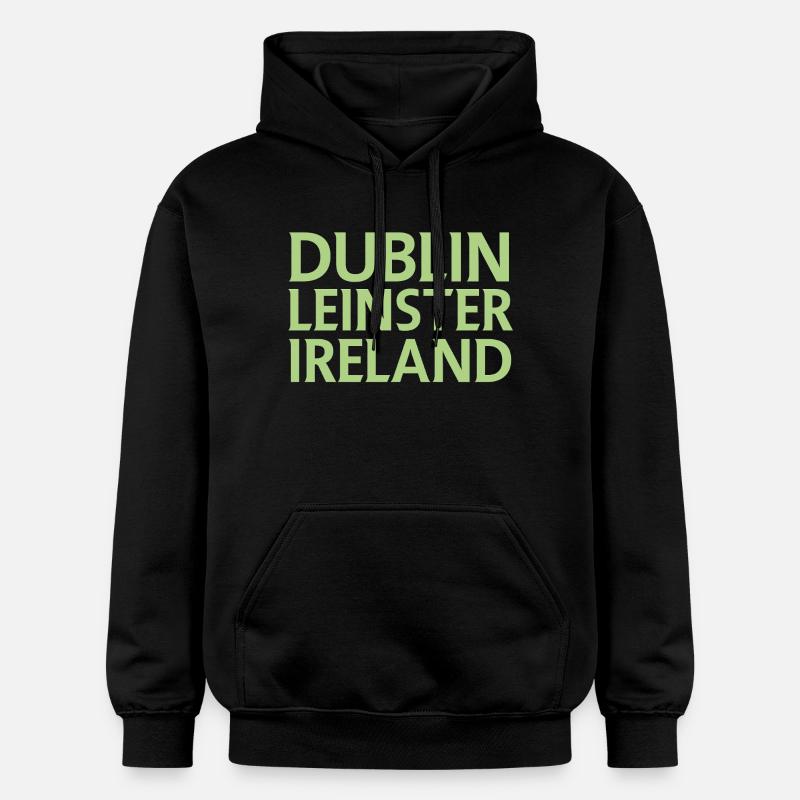 Dublin – Irlande Textdesign - Sweat à capuche Softstyle® Gildan Unisexe - noir