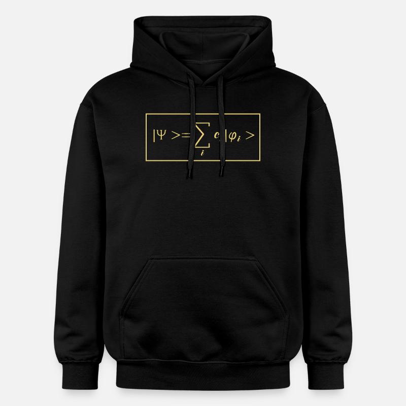 Quantum Physics Quantum Physics Quantum Leap - Gildan Unisex Softstyle® Midweight Hoodie - black
