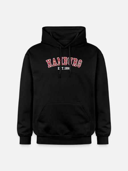 Hamburg Est. 1996 - Gildan Unisex Softstyle® Midweight Hoodie - black