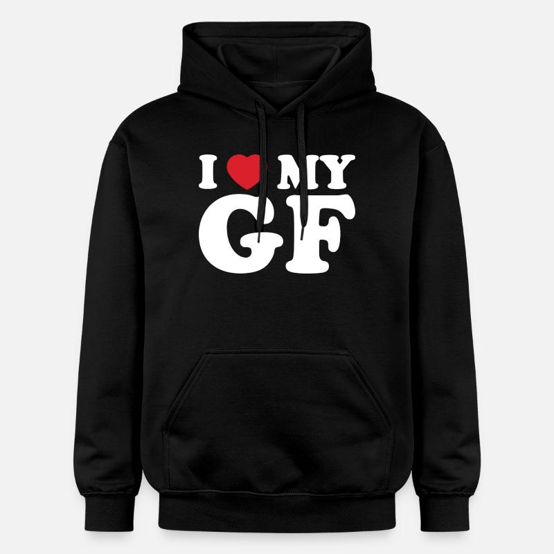 I Heart MY GE - Sweat à capuche Softstyle® Gildan Unisexe - noir