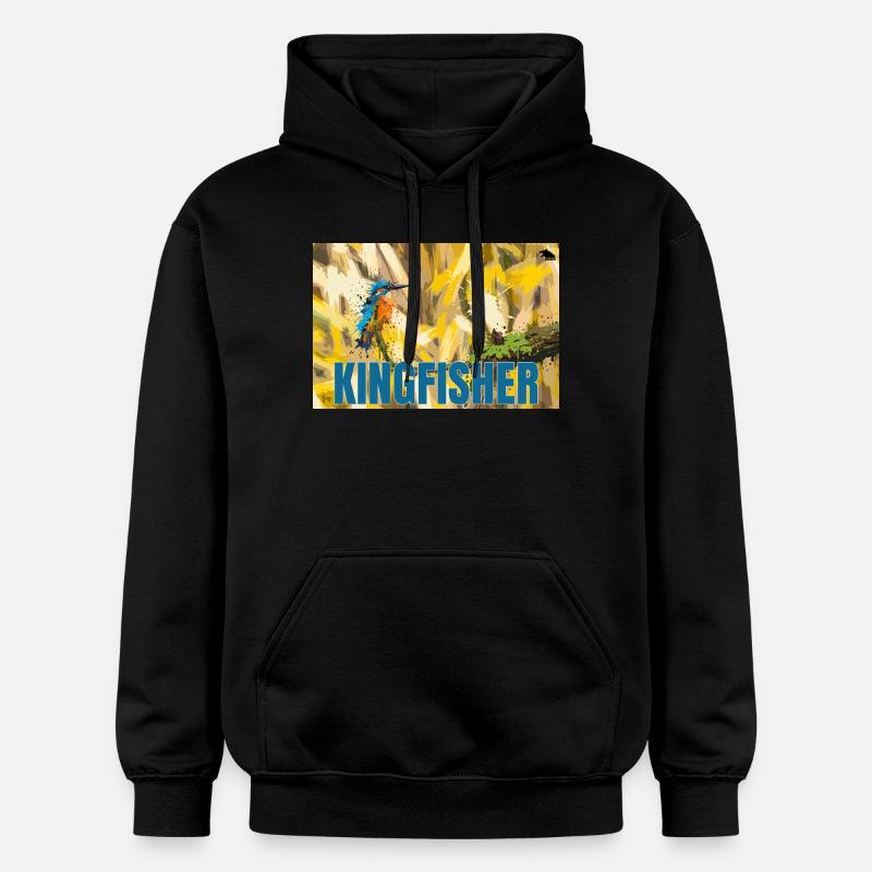 MARTIN-PÊCHEUR - Sweat à capuche Softstyle® Gildan Unisexe - noir