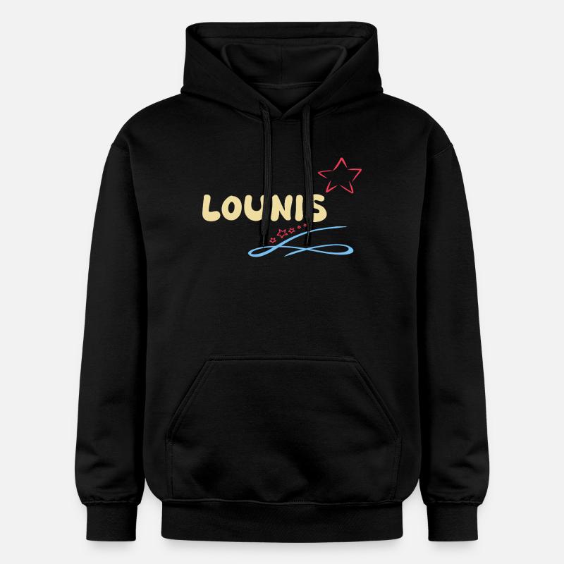 Lounis - Sweat à capuche Softstyle® Gildan Unisexe - noir