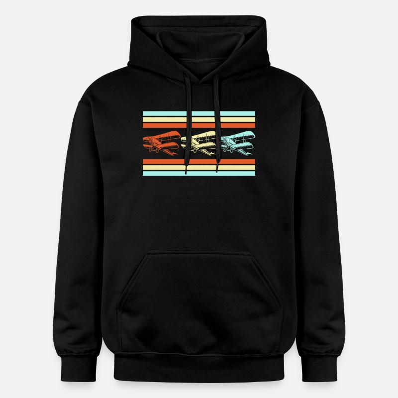 Avion modèle modèle - Sweat à capuche Softstyle® Gildan Unisexe - noir