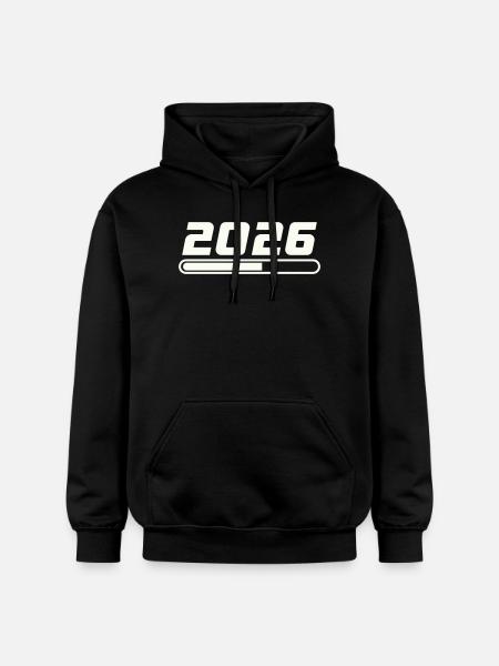 2026 - Gildan Unisex Softstyle® Midweight Hoodie - black