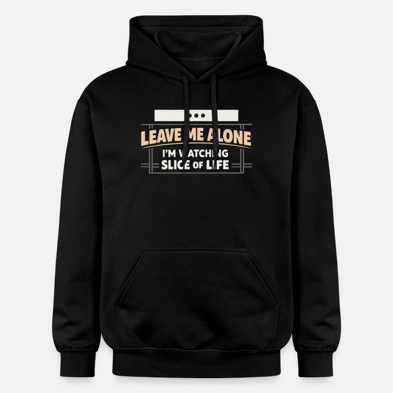 Introverti d’anime Weeb canapé - Sweat à capuche Softstyle® Gildan Unisexe - noir