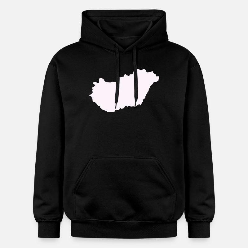 Pays hongrois - Sweat à capuche Softstyle® Gildan Unisexe - noir