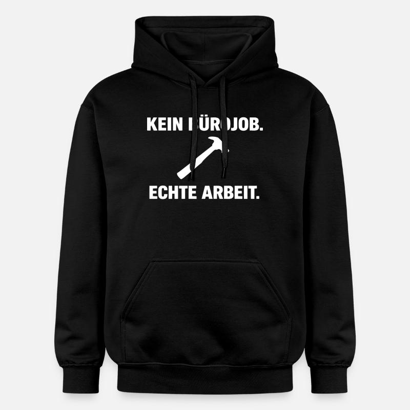 Chemise artisanale – Vrai travail - Sweat à capuche Softstyle® Gildan Unisexe - noir