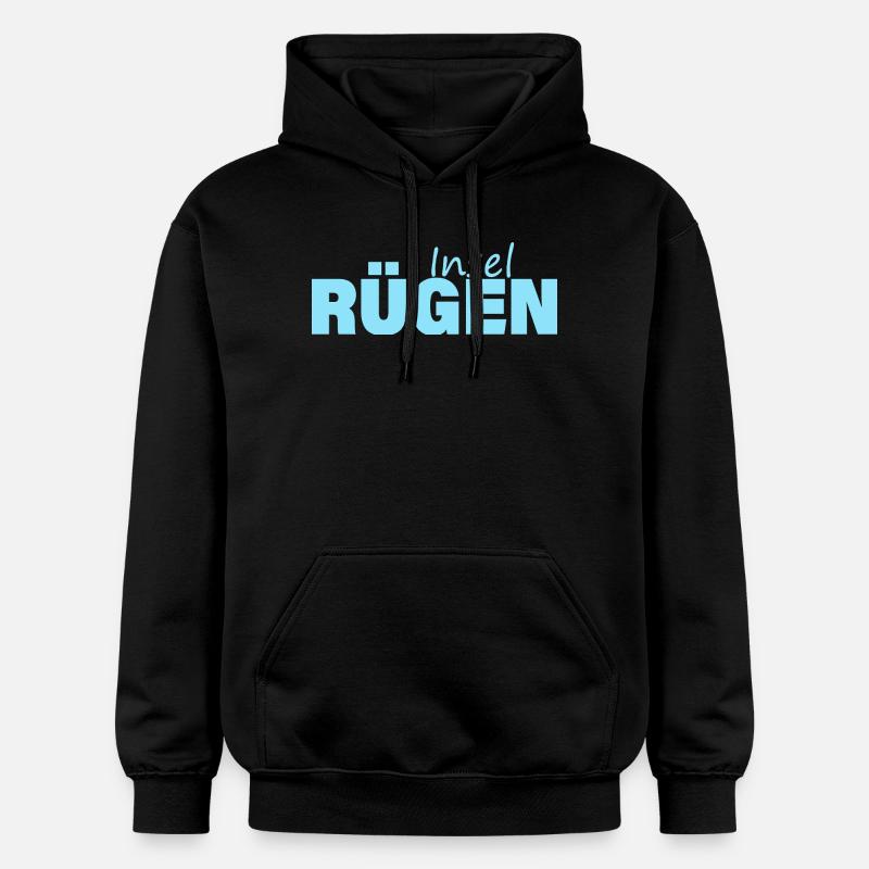 Île de Rügen - Sweat à capuche Softstyle® Gildan Unisexe - noir