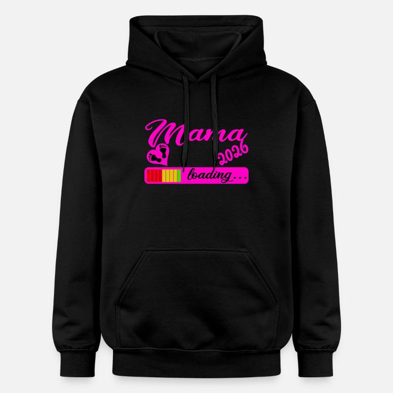 Maman 2026 - Sweat à capuche Softstyle® Gildan Unisexe - noir